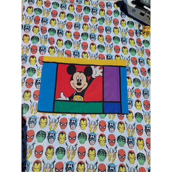 Disney Other - Vintage Mickey Mouse Pillow Case (1) Goofy Disney Animation Cartoons Movie...